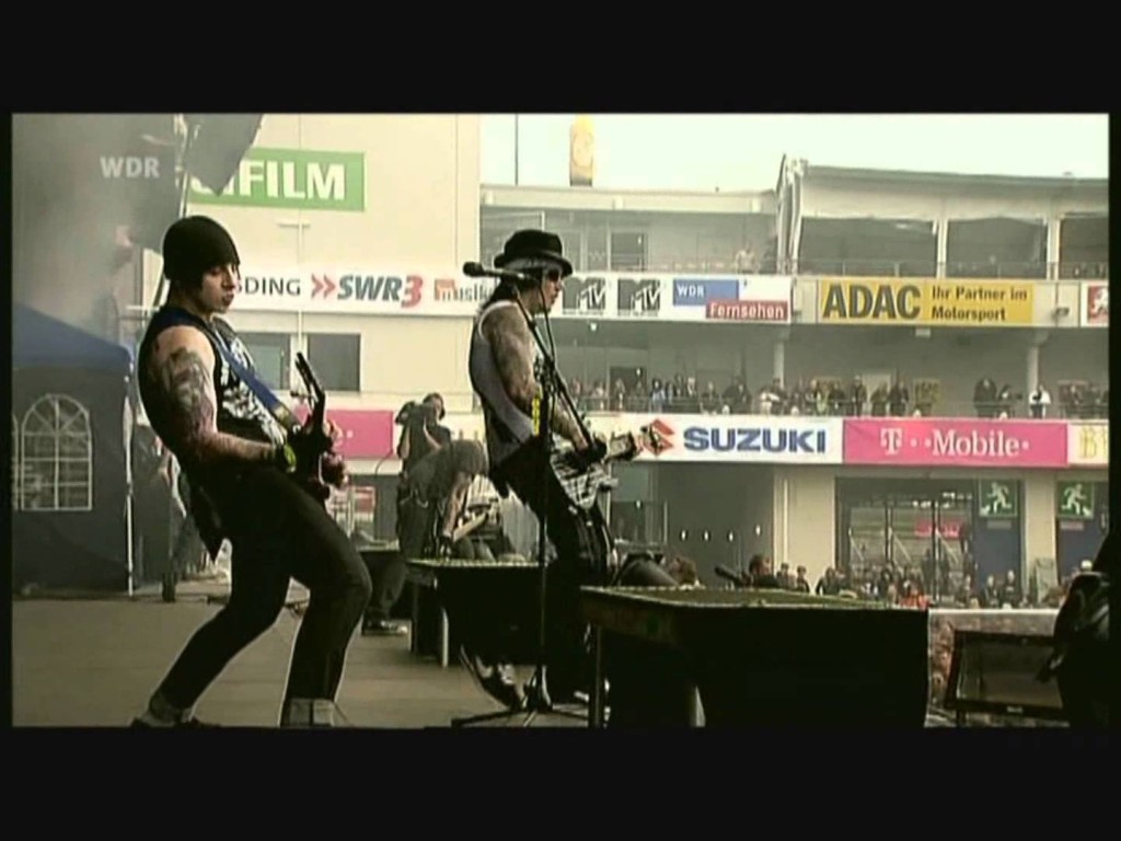 A banda em ação no Rock Am Ring (2006) (FOTO: Reprodução/Youtube)